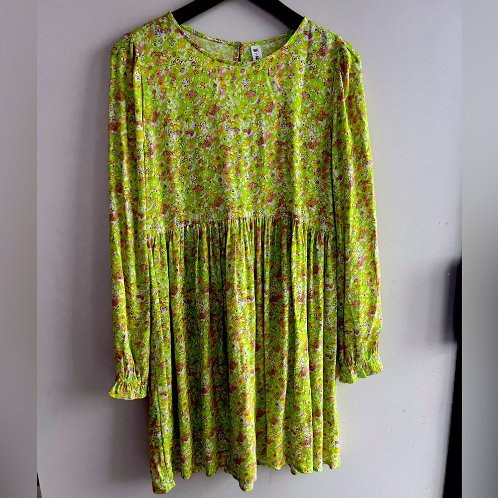 Floral print shift style dress